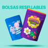 Bolsa pouch resellable con diseño personalizado, con o sin orificio, y opción de abre fácil